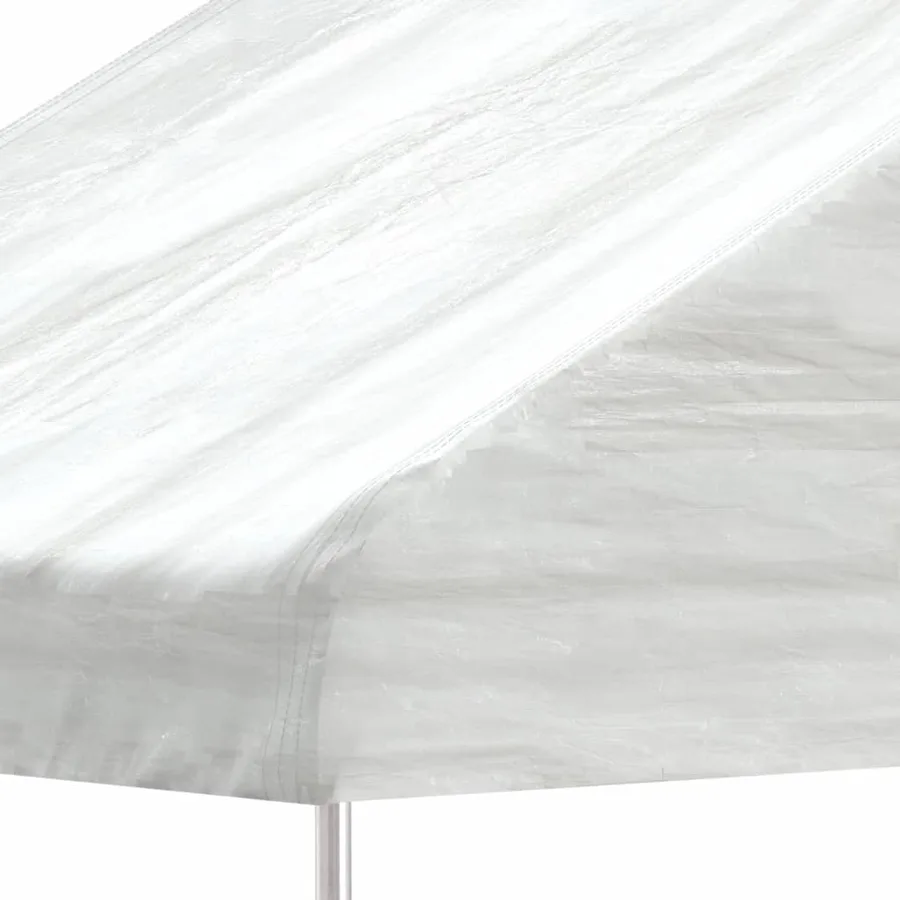 Belvédère avec toit blanc 13,38x2,28x2,69 m polyéthylène - 4
