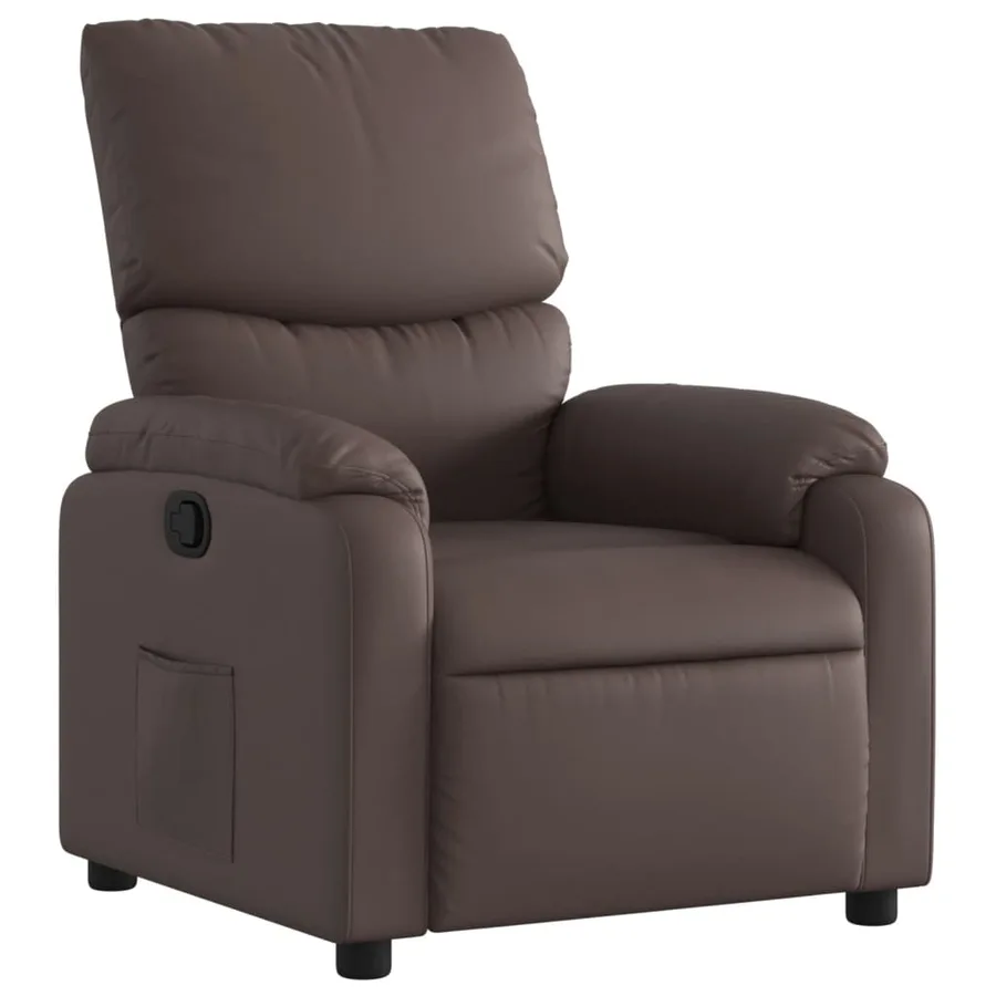 Fauteuil inclinable Marron Similicuir - 2