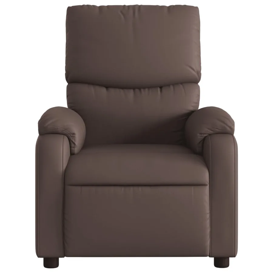 Fauteuil inclinable Marron Similicuir - 3