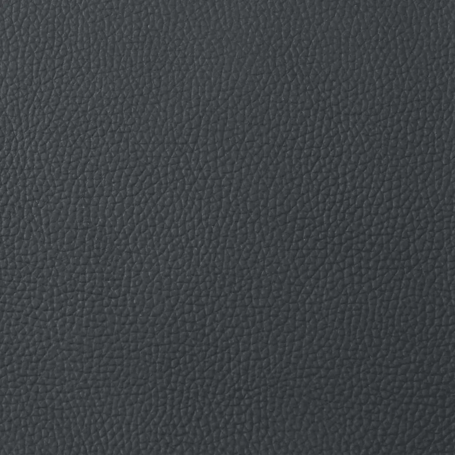 Fauteuil inclinable en cuir véritable noir - 11