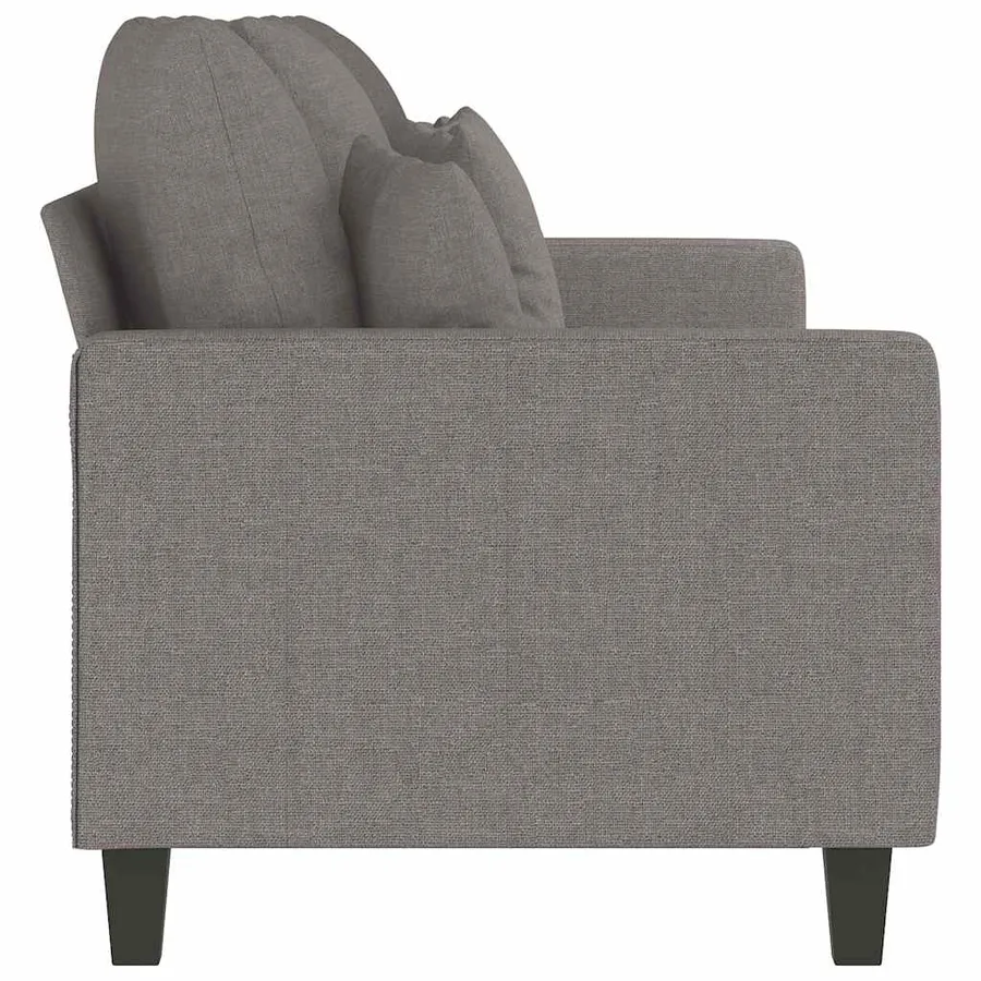 Canapé à 3 places Taupe 180 cm Tissu - 5