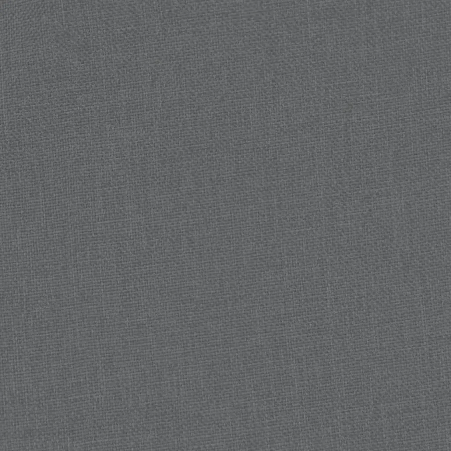 Chaise cabriolet avec repose-pied gris foncé tissu - 7