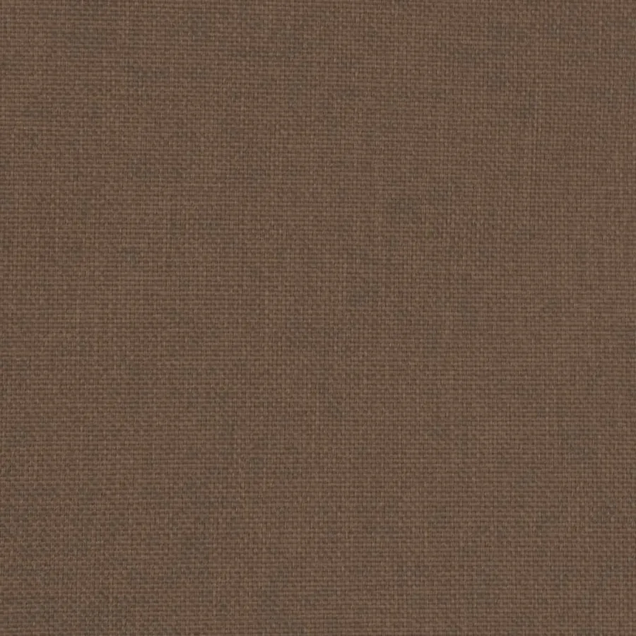 Chaise cabriolet avec repose-pied marron tissu - 7