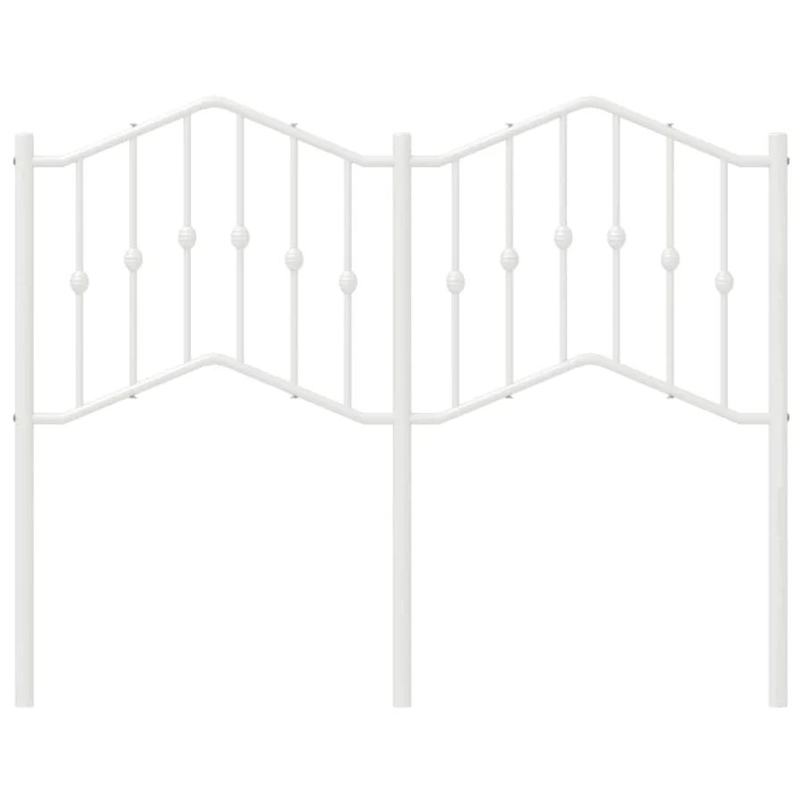 Tête de lit de remplacement métal blanc 120 cm - 3