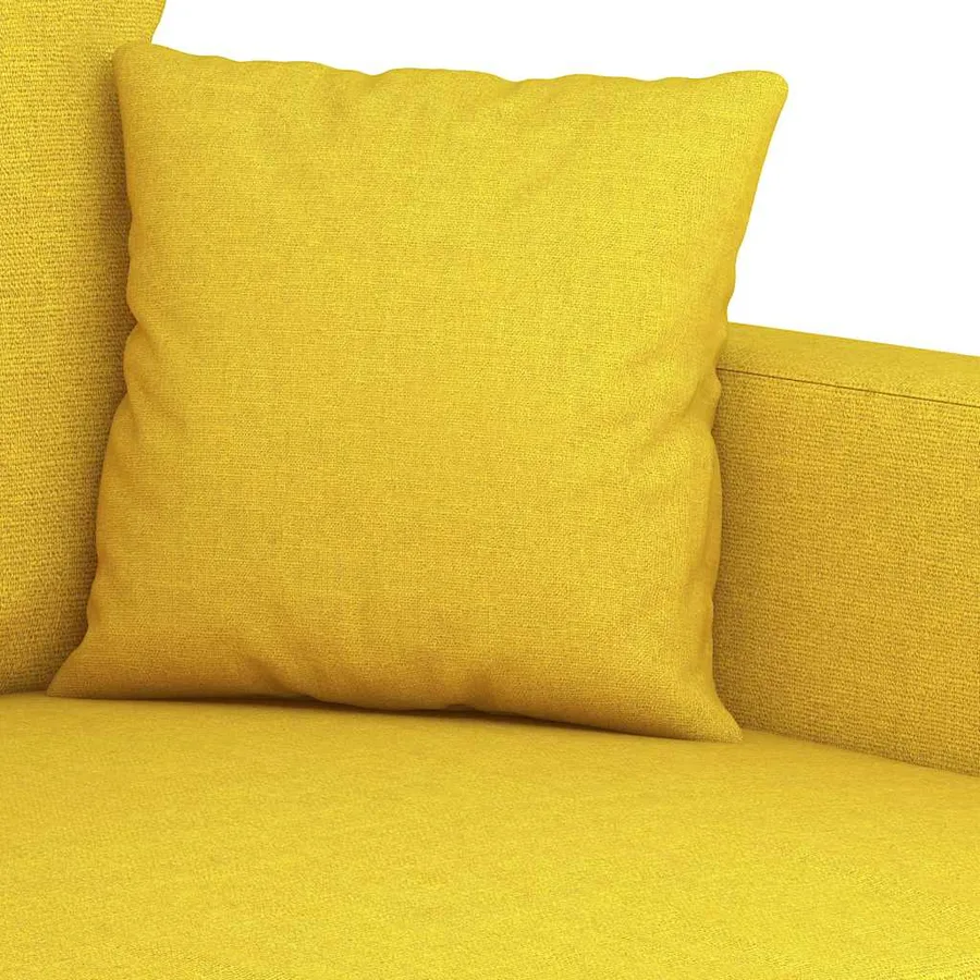 Fauteuil Jaune clair 60 cm Tissu - 7