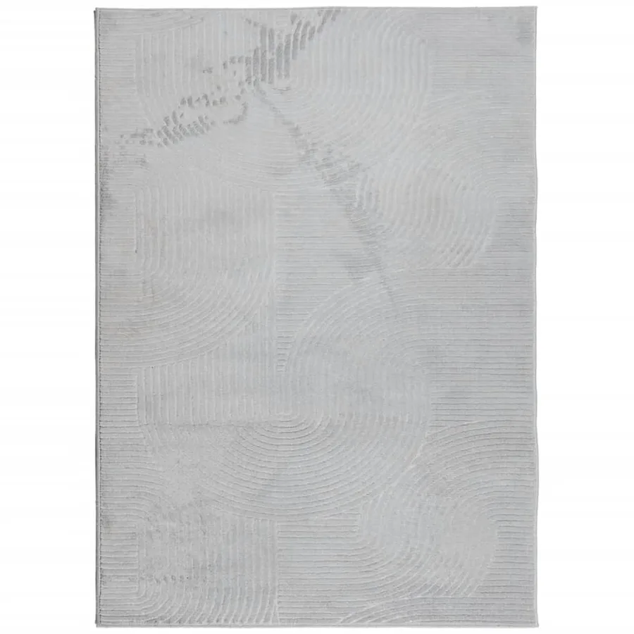 Tapis IZA poils courts style scandinave gris 200x280 cm - 2