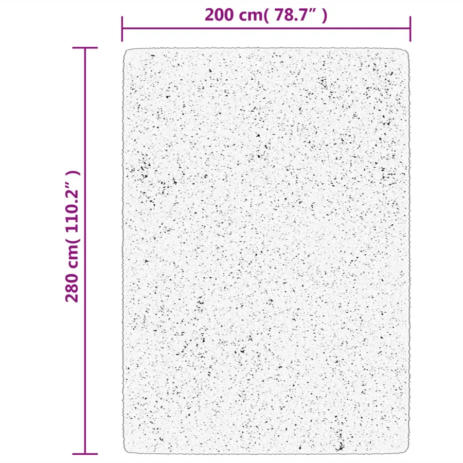 Tapis HUARTE à poils courts doux et lavable sable 200x280 cm - 10