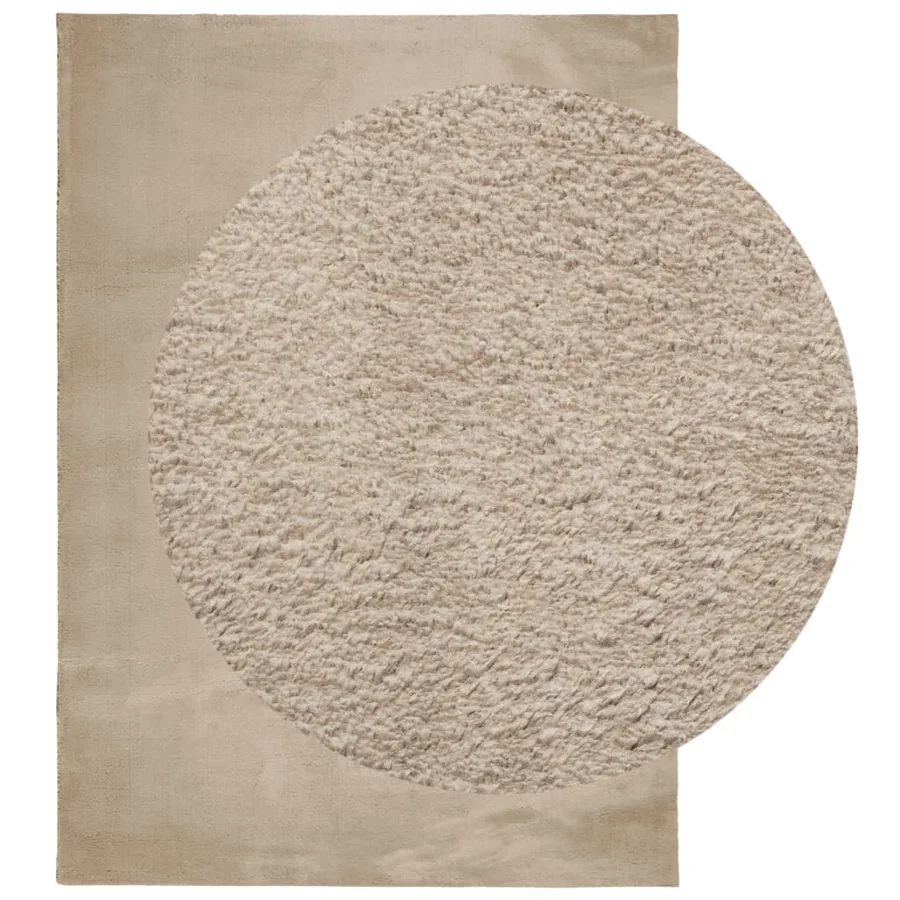 Tapis HUARTE à poils courts doux et lavable sable 200x280 cm - 3