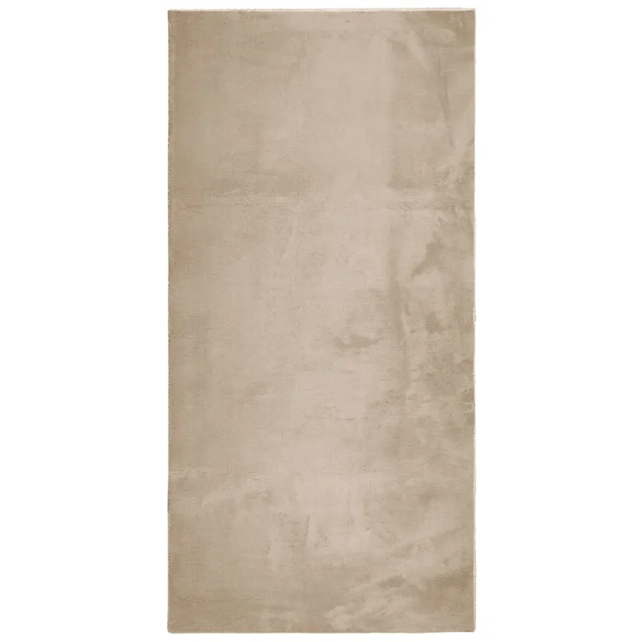 Tapis HUARTE à poils courts doux et lavable sable 100x200 cm - 2