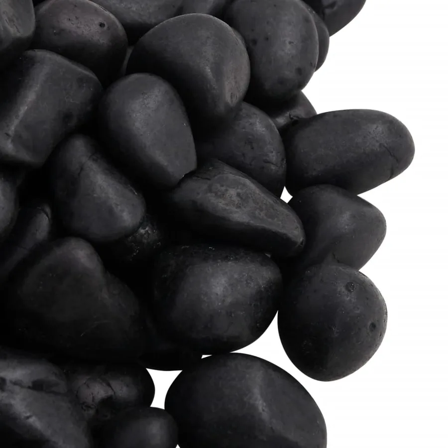 Galets polis 10 kg noir 2-5 cm - 5