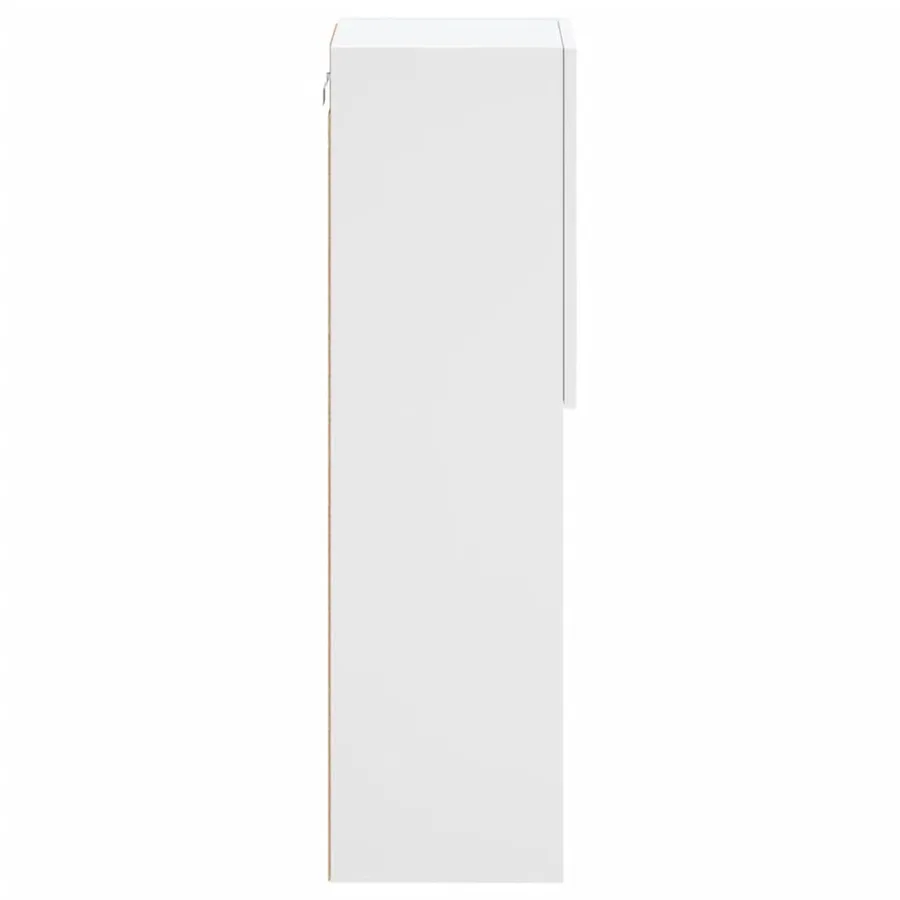 Meuble TV avec lumières LED blanc 30,5x30x102 cm - 10