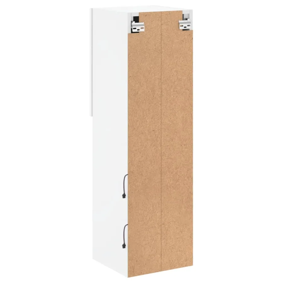 Meuble TV avec lumières LED blanc 30,5x30x102 cm - 11