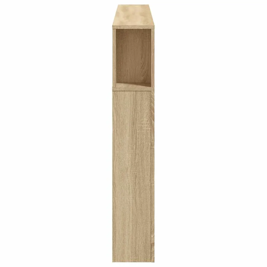 Tête de lit à LED chêne sonoma 160x18,5x103,5cm bois ingénierie - 7