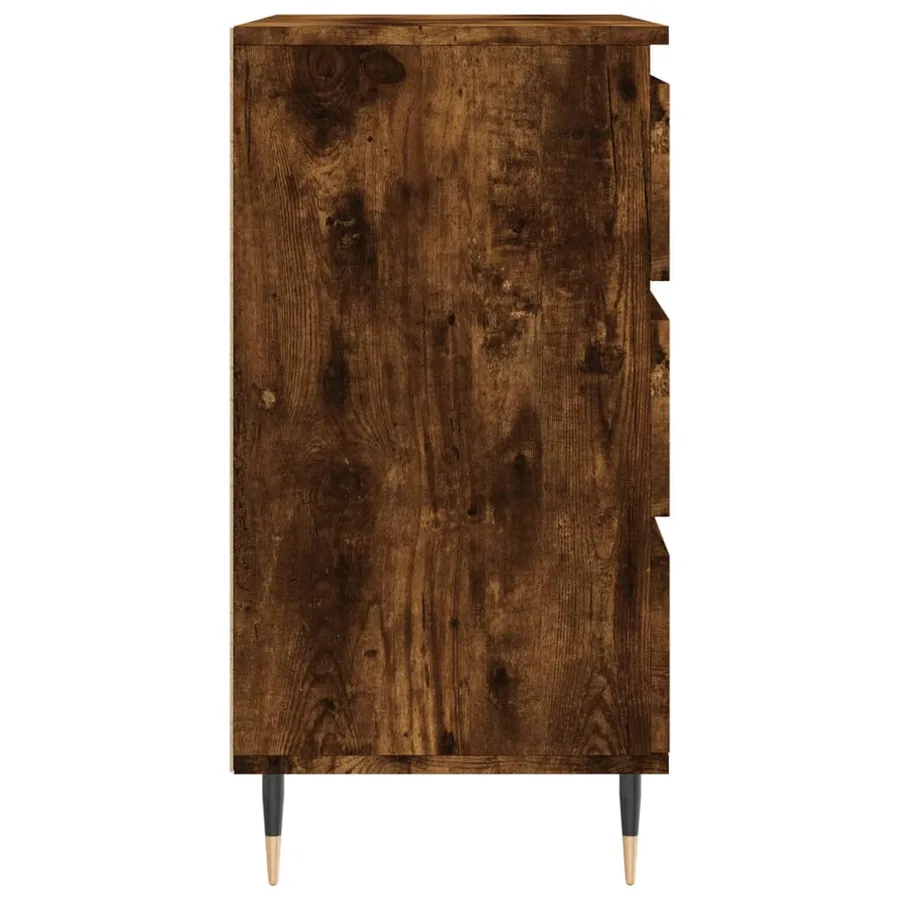 Buffet Chêne fumé 60x35x70 cm Bois d'ingénierie - 7