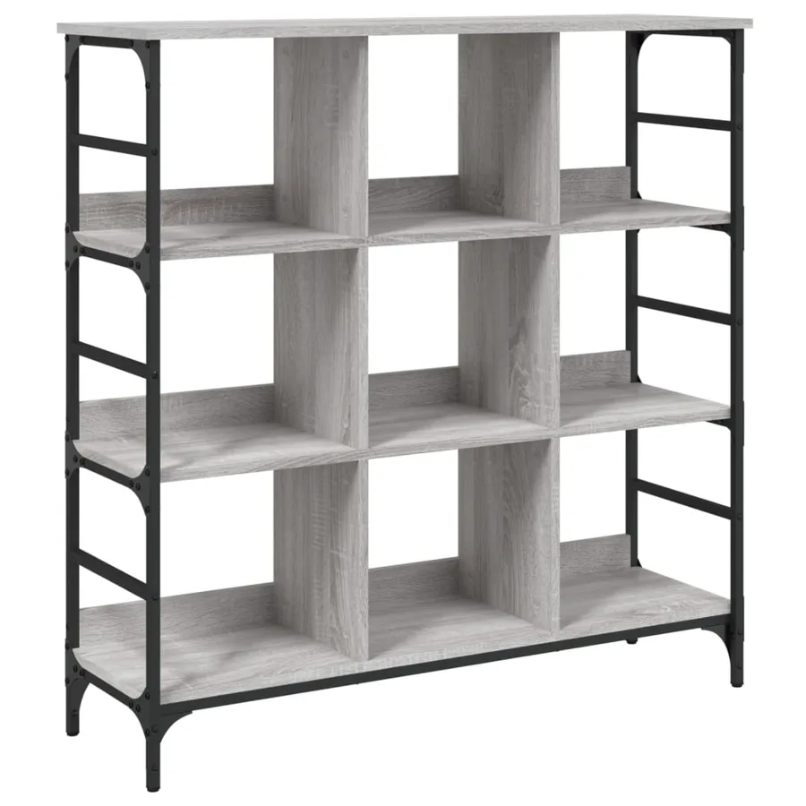 Buffet sonoma gris 102x32x103,5 cm bois d'ingénierie - 2