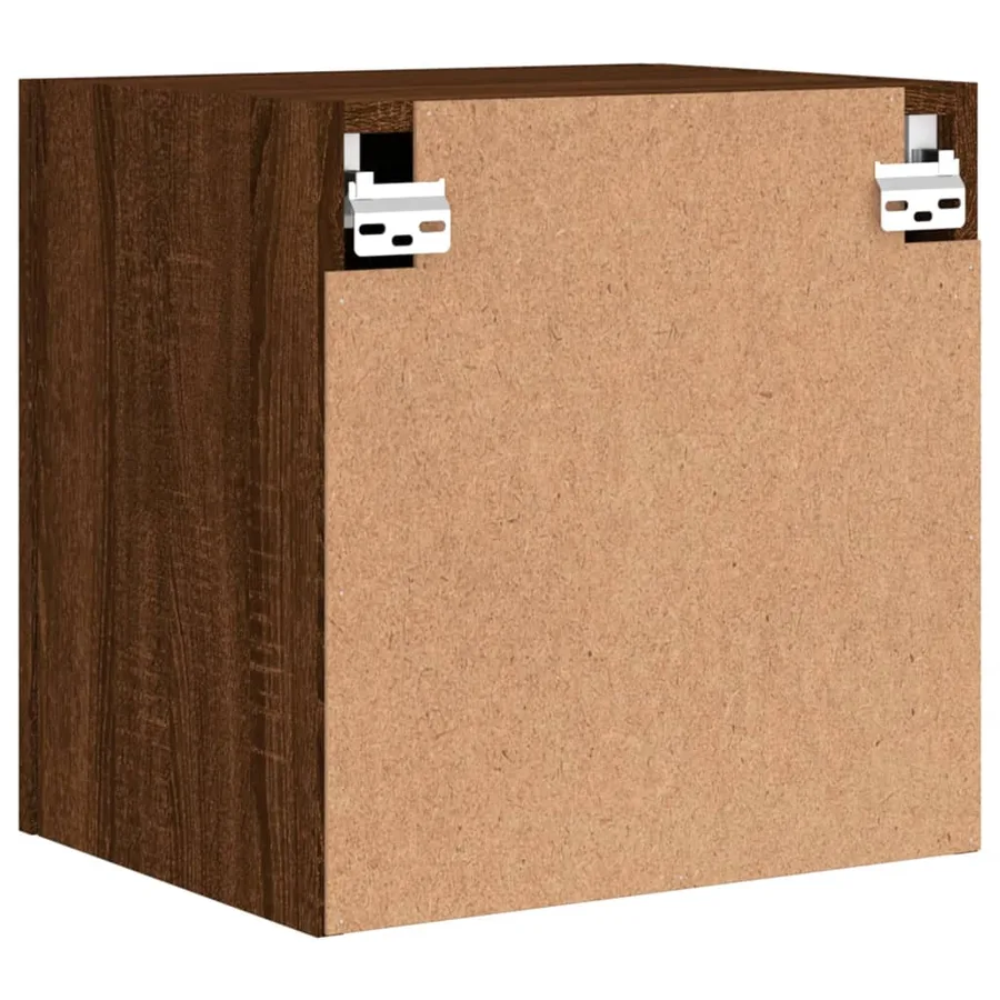 Meubles TV muraux 2 pcs chêne marron 40,5x30x40 cm - 10