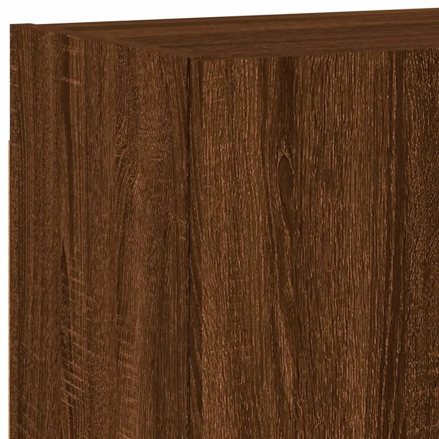 Meubles TV muraux 2 pcs chêne marron 40,5x30x40 cm - 12