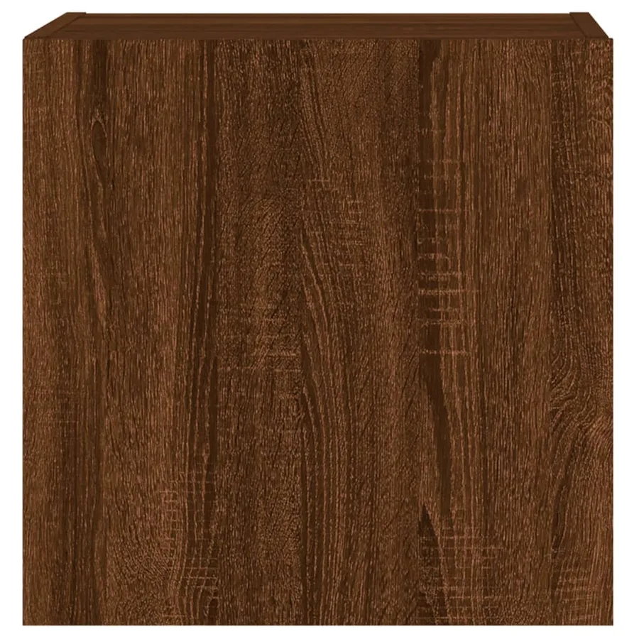 Meubles TV muraux 2 pcs chêne marron 40,5x30x40 cm - 8
