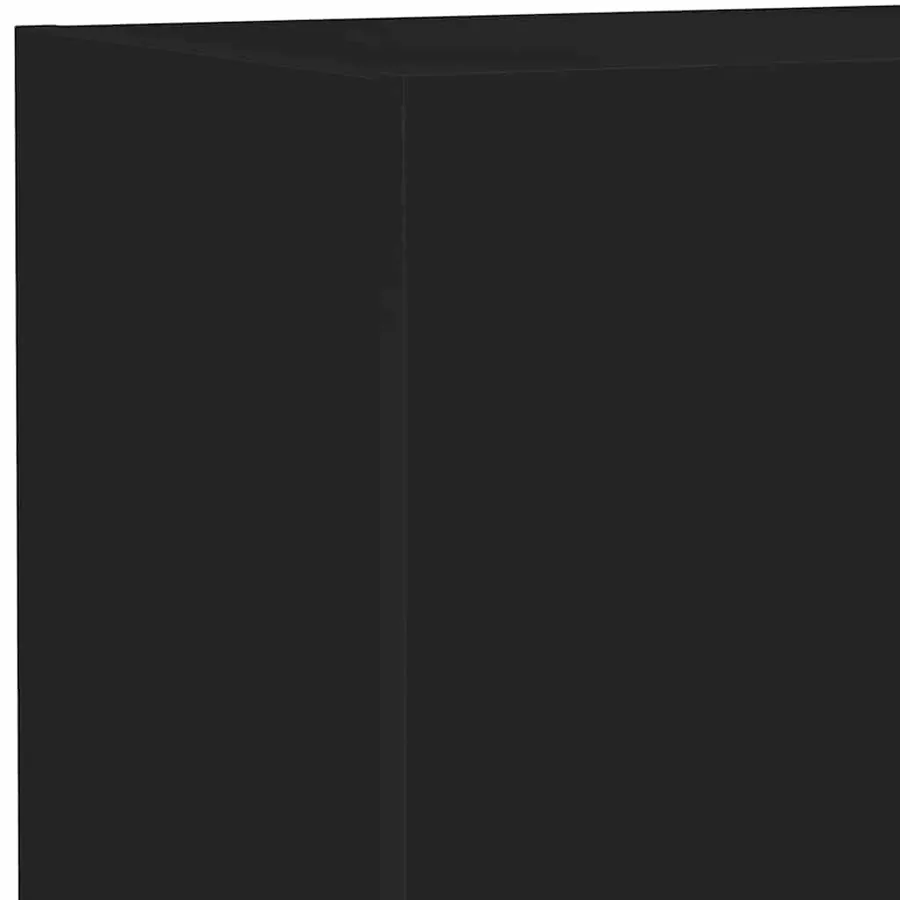 Meuble TV mural avec lumières LED noir 40,5x35x80 cm - 12