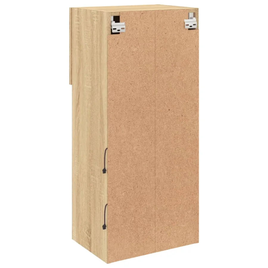 Meubles TV avec lumières LED 2 pcs chêne sonoma 40,5x30x90 cm - 11
