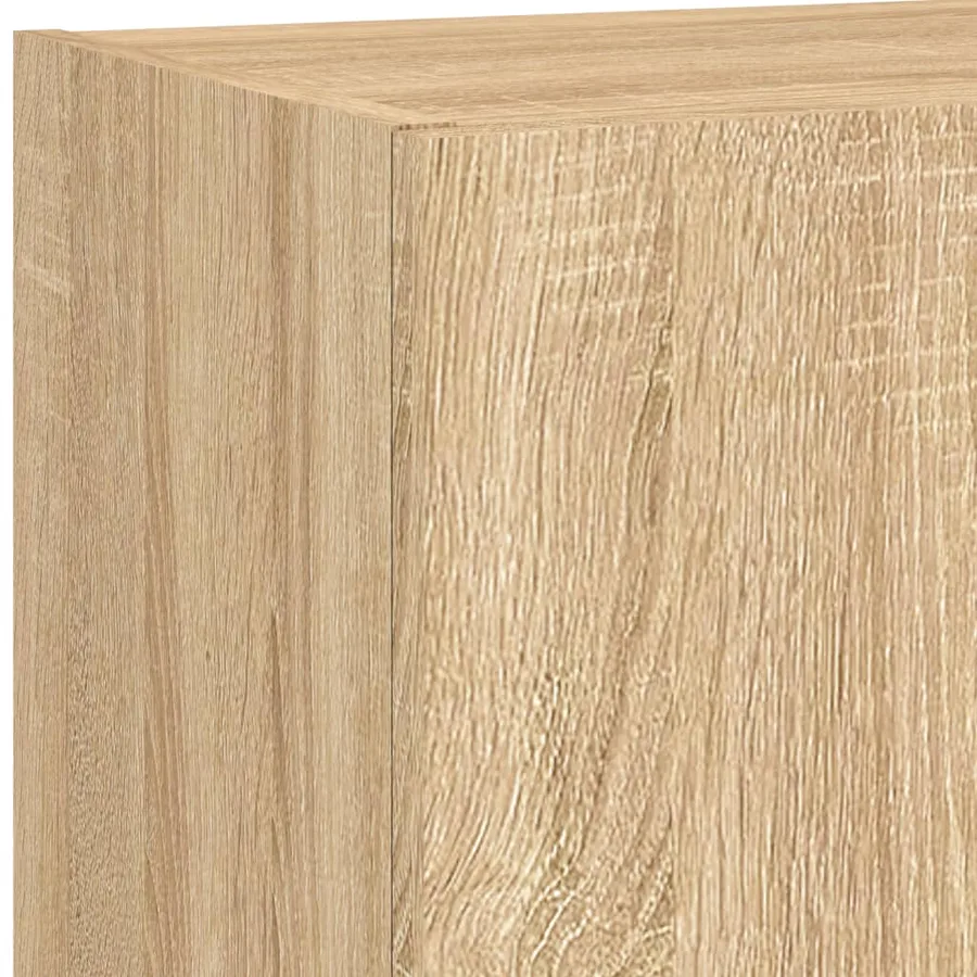 Meubles TV avec lumières LED 2 pcs chêne sonoma 40,5x30x90 cm - 13