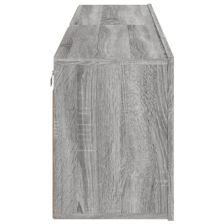 Meubles TV muraux 2 pcs sonoma gris 80x30x41 cm - 8