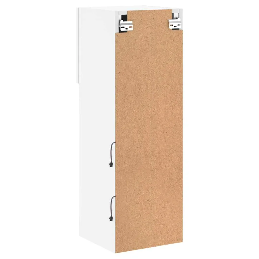 Meuble TV avec lumières LED blanc 30,5x30x90 cm - 11