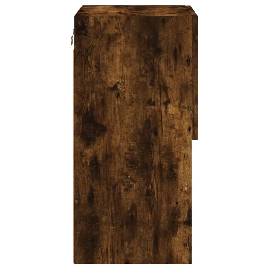 Meubles TV avec lumières LED 2 pcs chêne fumé 30,5x30x60 cm - 10