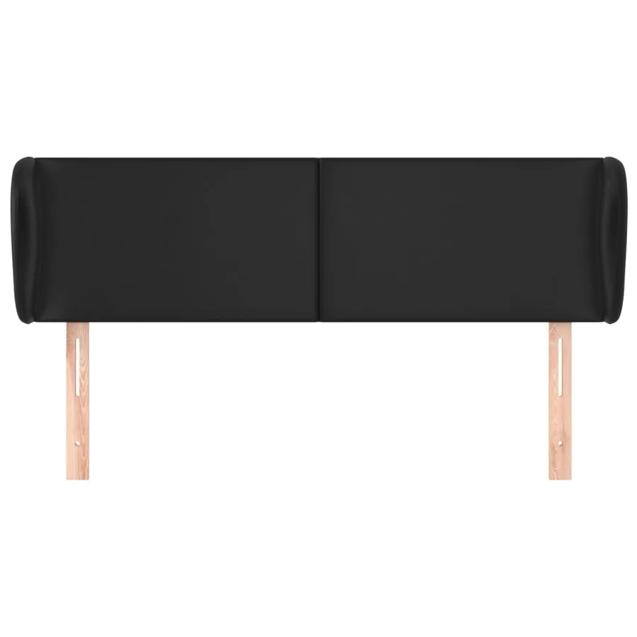 Tête de lit avec oreilles Gris 147x23x78/88 cm Similicuir - 3