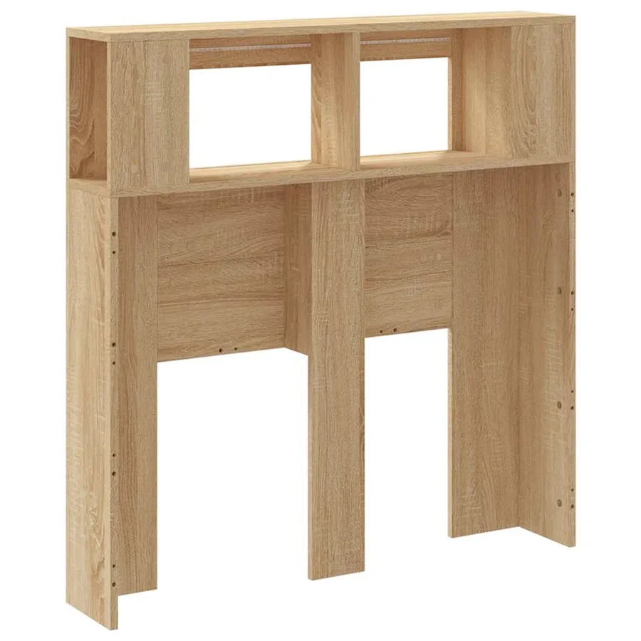 Tête de lit à LED chêne sonoma 100x18,5x103,5cm bois ingénierie - 6