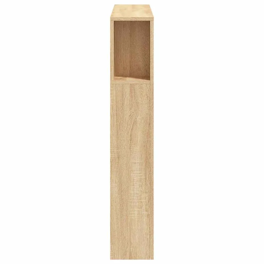 Tête de lit à LED chêne sonoma 100x18,5x103,5cm bois ingénierie - 7