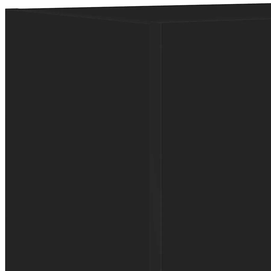 Meubles TV muraux avec lumières LED 2 pcs noir 40,5x35x40 cm - 14