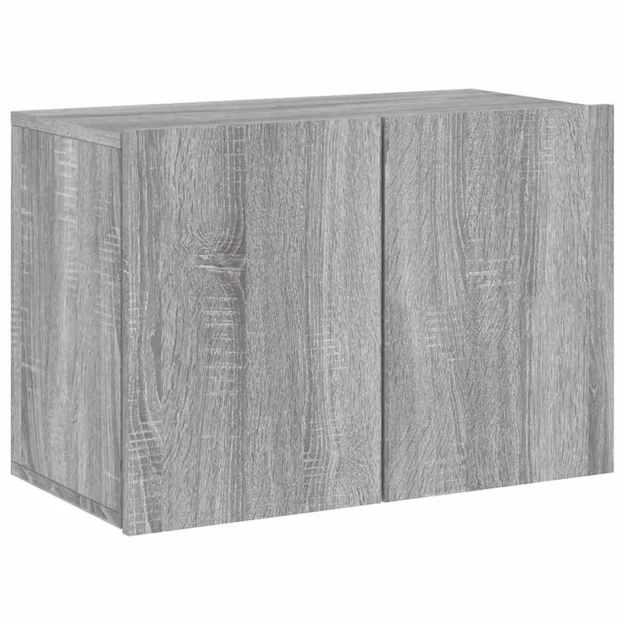 Unités murales TV 5 pcs sonoma gris bois d'ingénierie - 6