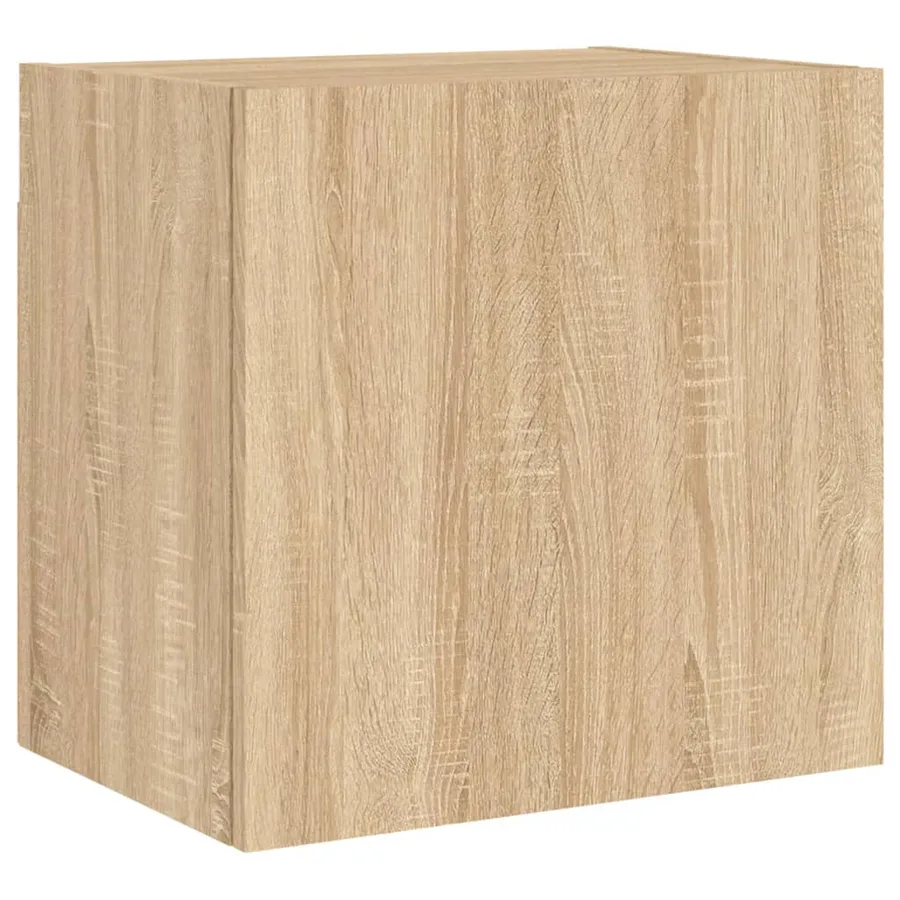 Unités murales TV 4 pcs chêne sonoma bois d'ingénierie - 6