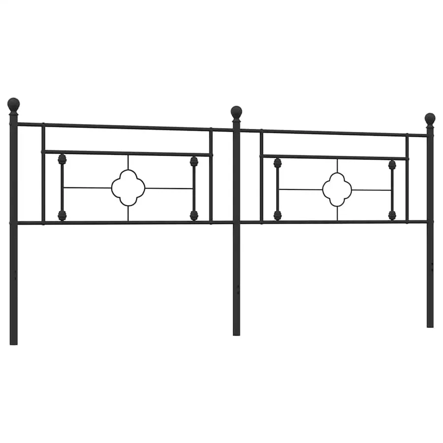 Tête de lit de remplacement métal noir 193 cm - 5