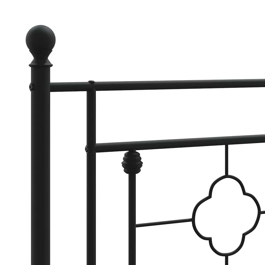 Tête de lit de remplacement métal noir 193 cm - 6