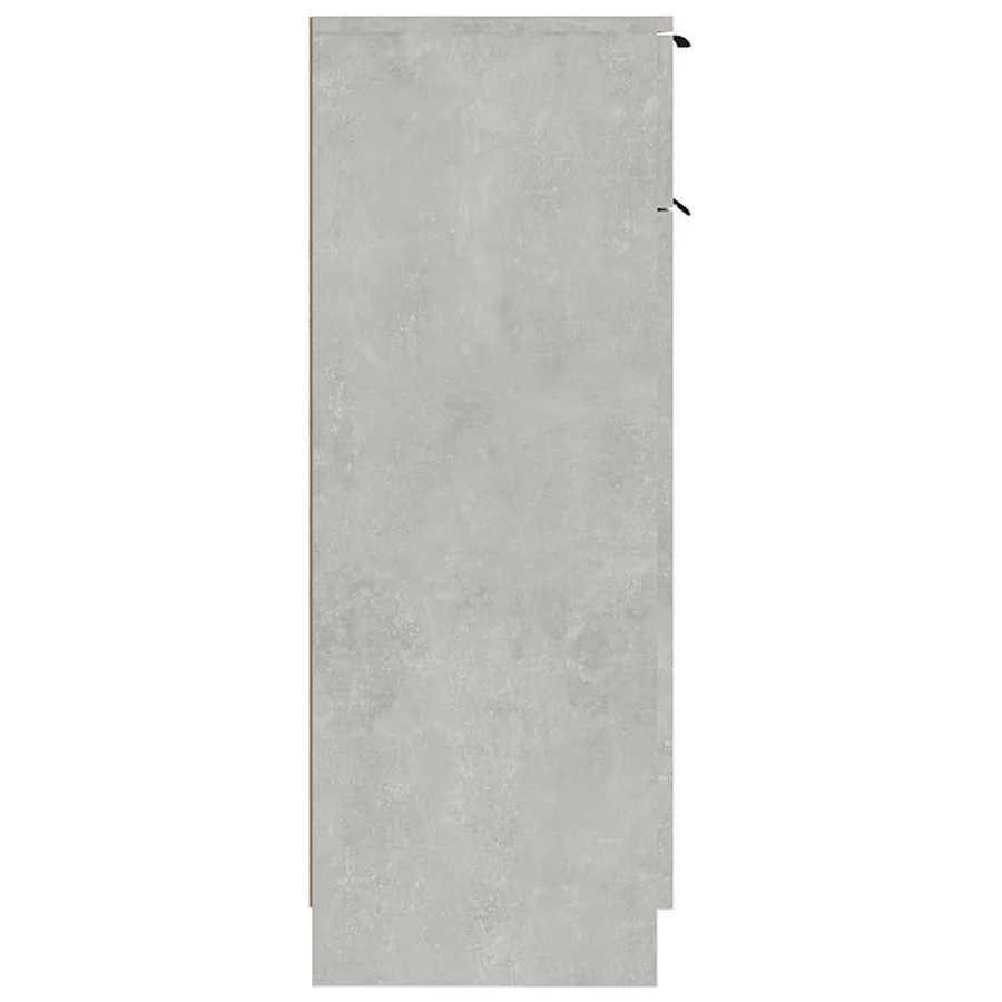 Armoire de salle de bain gris béton 32x34x90 cm - 8