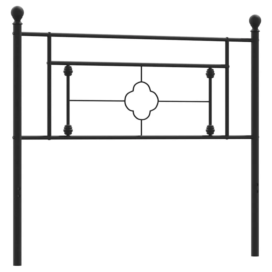 Tête de lit de remplacement métal noir 107 cm - 2