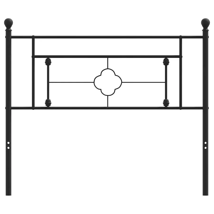 Tête de lit de remplacement métal noir 107 cm - 3