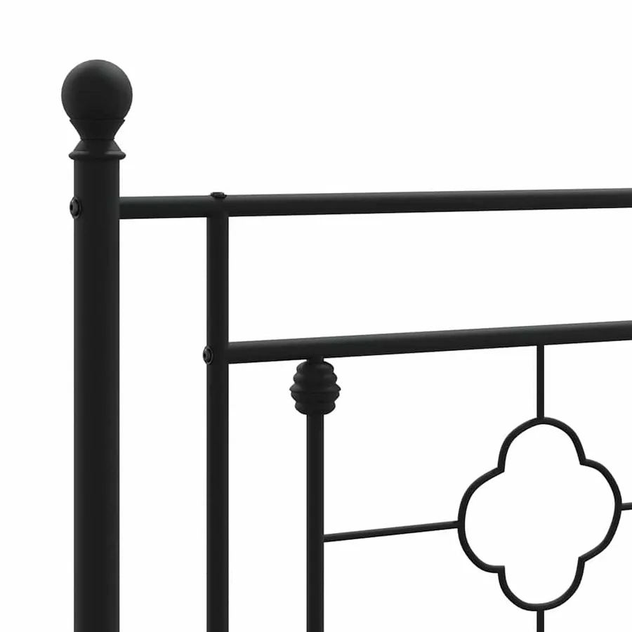 Tête de lit de remplacement métal noir 107 cm - 6