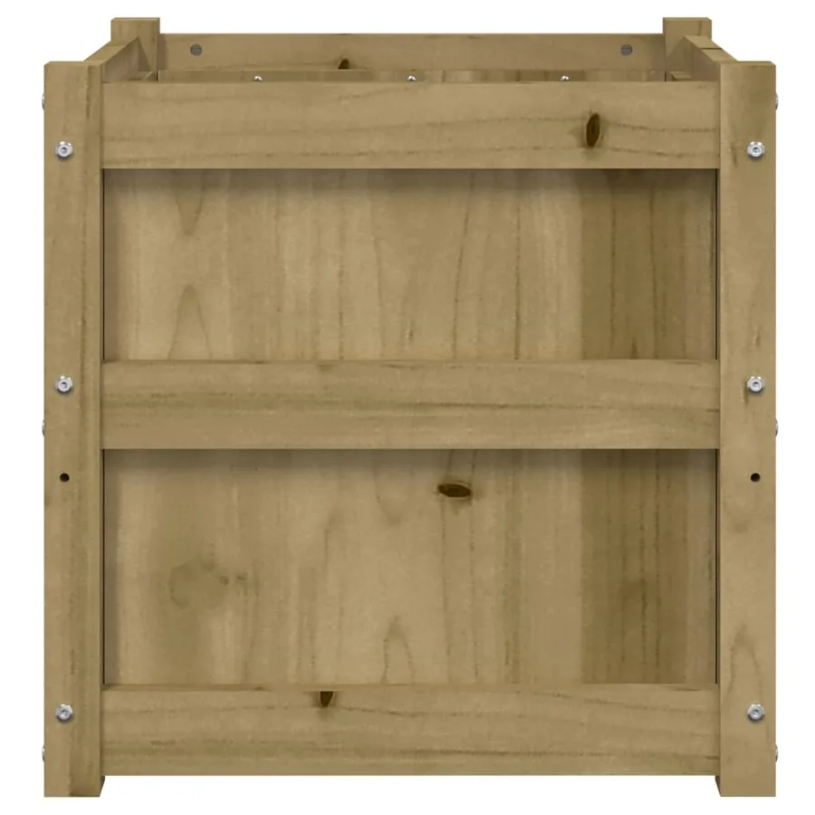 Jardinière 50x50x50 cm bois de pin imprégné - 6