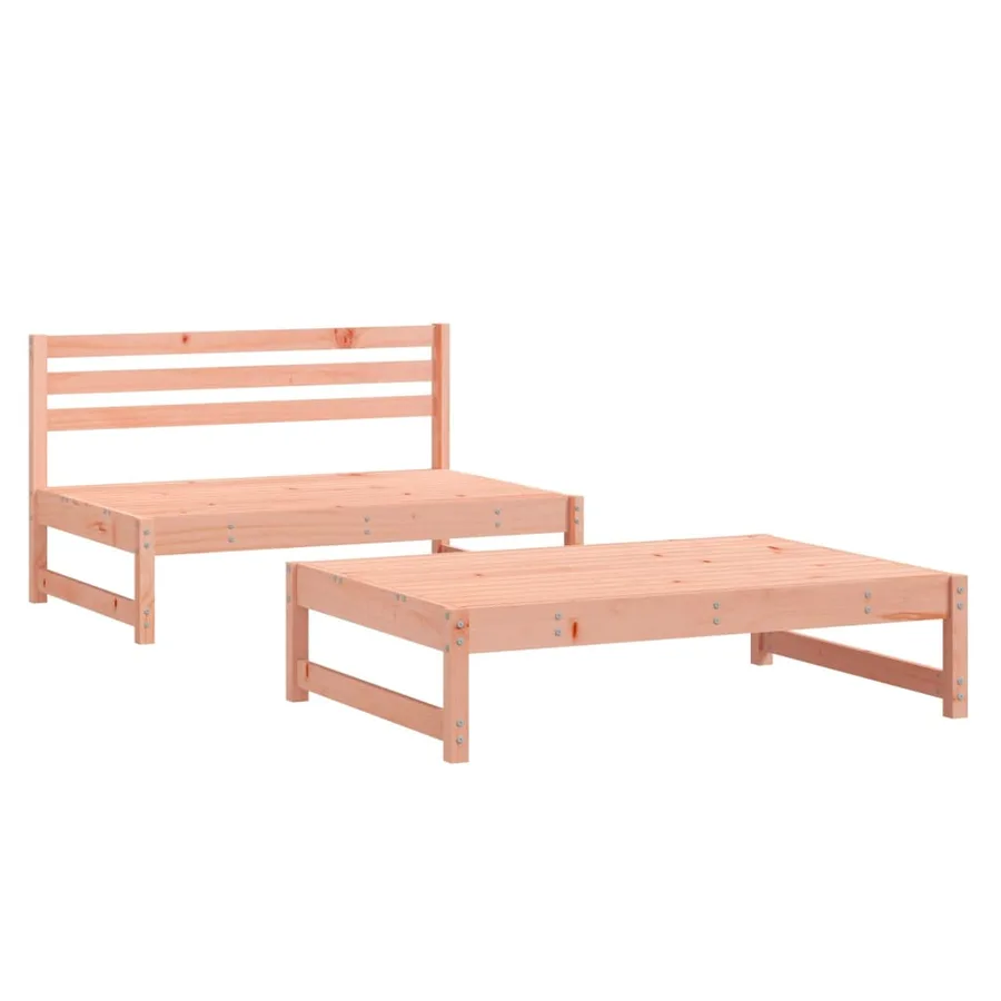 Salon de jardin 2 pcs bois massif douglas - 2