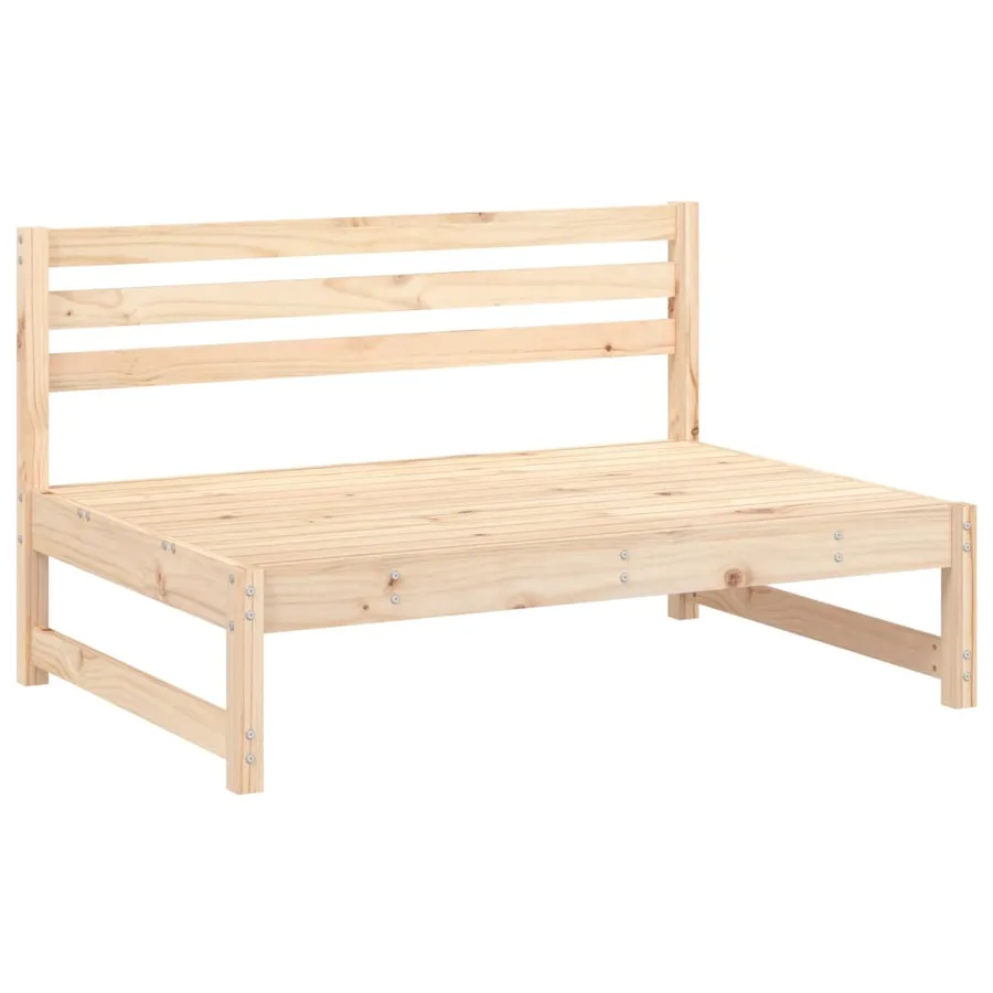Salon de jardin 2 pcs bois de pin massif - 3