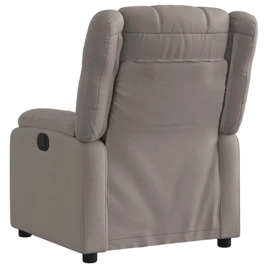 Fauteuil inclinable Taupe Tissu - 3