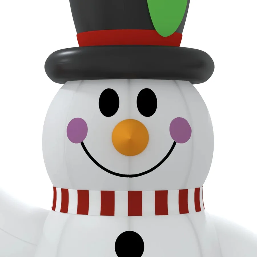 Bonhomme de neige gonflable avec LED 300 cm - 6
