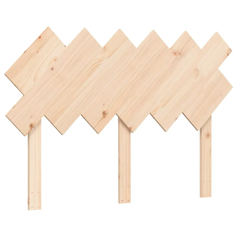 Cadre de lit sans matelas bois de pin massif - 8
