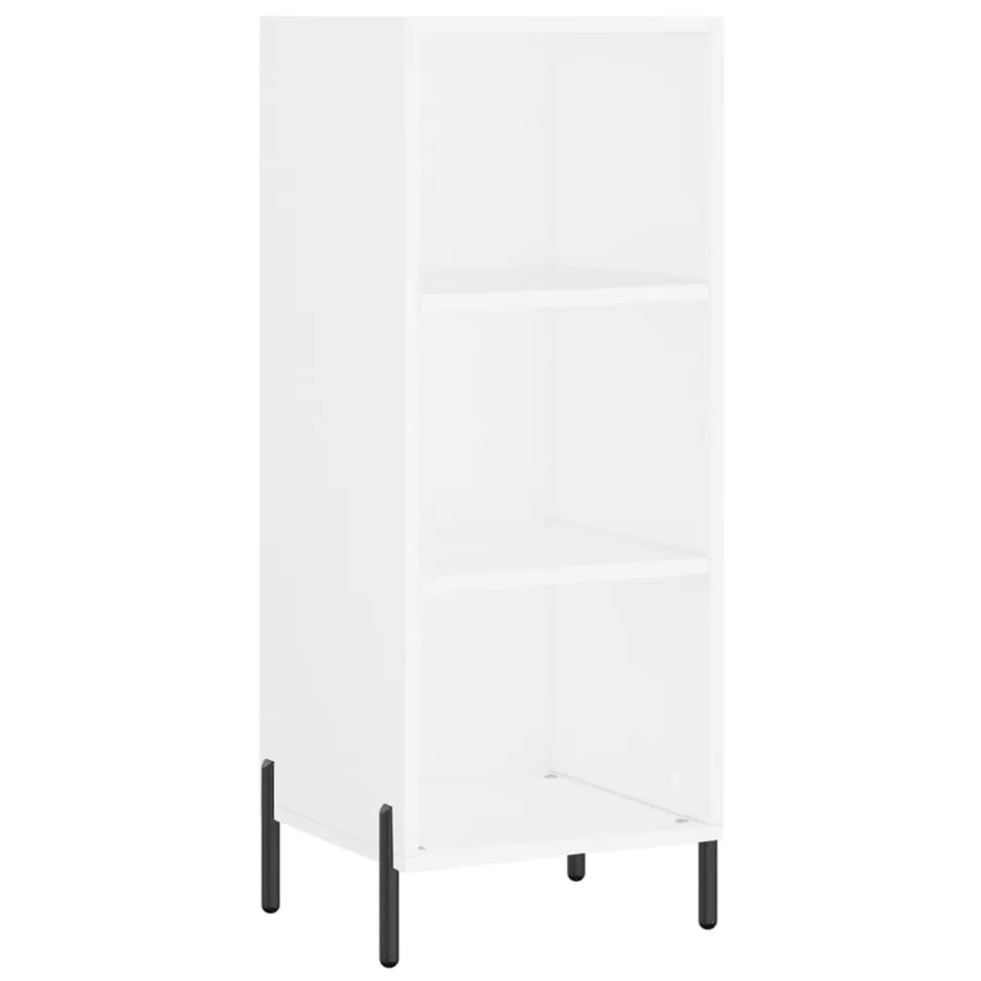 Buffet blanc 34,5x32,5x90 cm bois d'ingénierie - 2