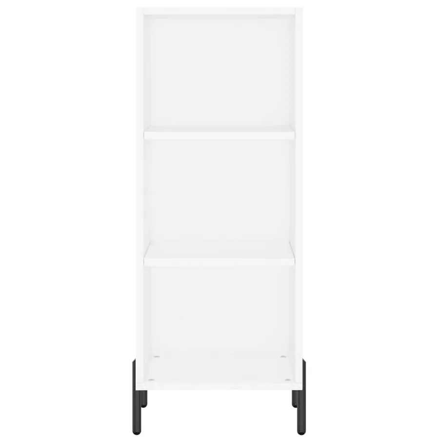 Buffet blanc 34,5x32,5x90 cm bois d'ingénierie - 4
