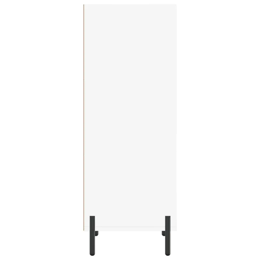 Buffet blanc 34,5x32,5x90 cm bois d'ingénierie - 5
