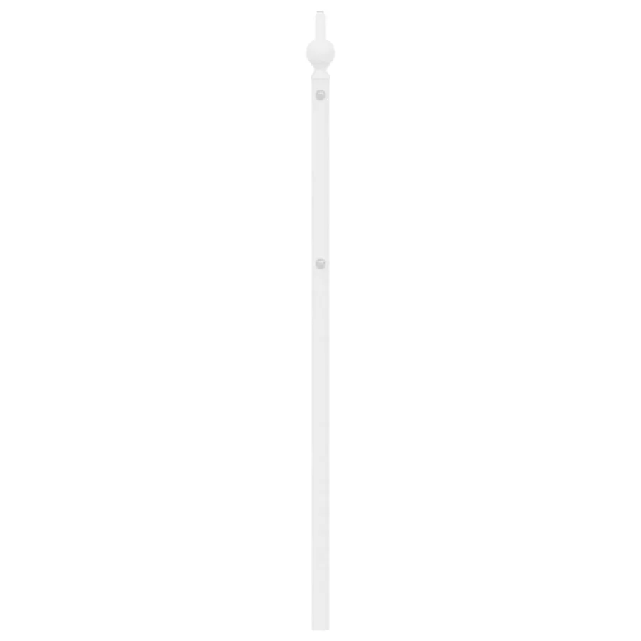 Tête de lit de remplacement métal blanc 193 cm - 5
